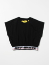 OFF-WHITE T恤 OFF-WHITE 儿童 颜色 黑色,359322002