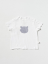 Teddy & Minou Babies'  Newborn Girl T-shirt White Size 1 Cotton