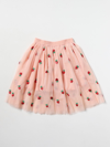 Stella Mccartney Sequinned Strawberry-print Skirt In Pink