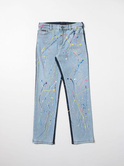 Dolce & Gabbana Kids Pants In Multicolor