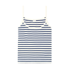 Kule The Spaghetti Tank In Cream,navy