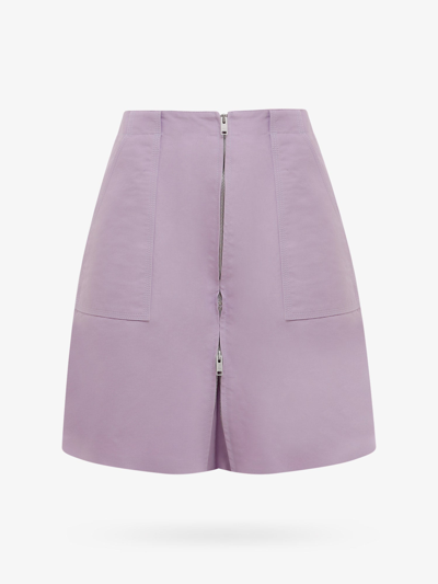 Ambush Cotton Pant-skirt With Zip - Atterley In Purple