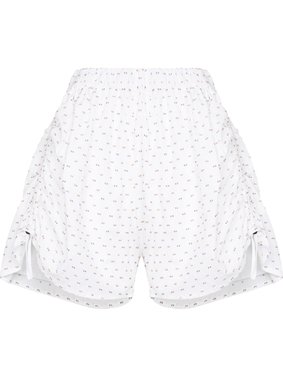 Brøgger Izzie Polka-dot Shorts In White