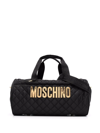 MOSCHINO DIAMOND-QUILTED LOGO HOLDALL