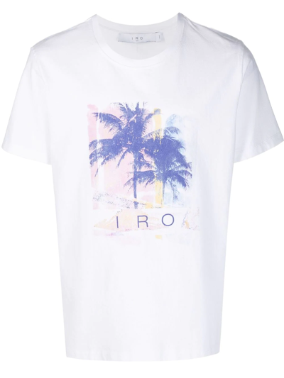 Iro Amelo Logo图案t恤 In White