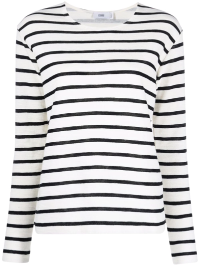 Closed Striped Long-sleeved T-shirt In Blue