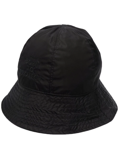Moncler Reversible Black Born To Protect Bucket Hat