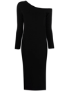 PAULA ASYMMETRIC CASHMERE DRESS