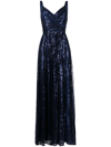 ELIE SAAB LONG EMBROIDERED-DESIGN GOWN