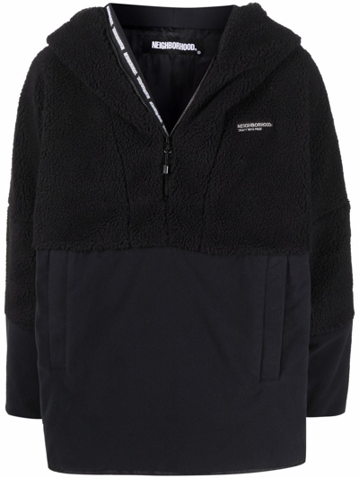 Neighborhood Fleece Cave E-jacket In Black