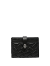 KURT GEIGER MULTI-CARD QUILTED-LEATHER HOLDER