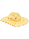 Ruslan Baginskiy Yellow Straw Sun Hat In Gelb