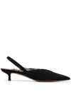 Neous Sling-back Suede Mules In Black