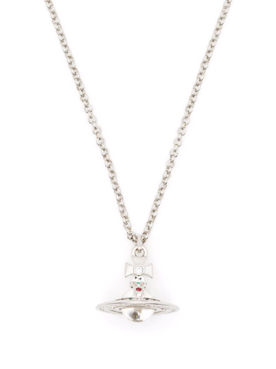 Vivienne Westwood Orb Pendant Necklace In Silber