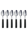Broggi Dakar Wengé 6-piece Espresso Spoons Set