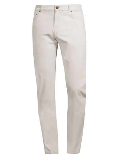 Pt01 Men's Soft & Light Delave Stretch Jeans In Pearl