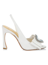 ALEXANDRE BIRMAN WOMEN'S MADELINE EMBELLISHED BRIDAL SLINGBACKS