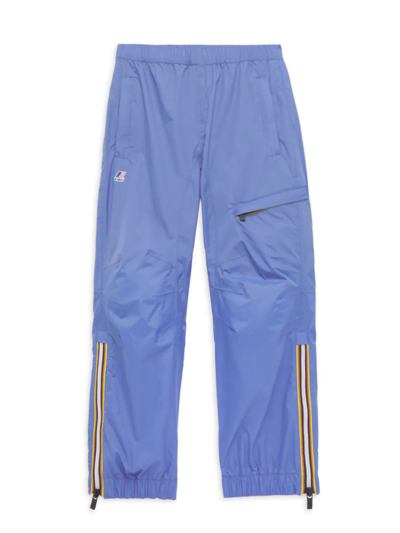 K-way Little Kid's & Kid's Edgard Weather-proof Trousers In Periwinkle