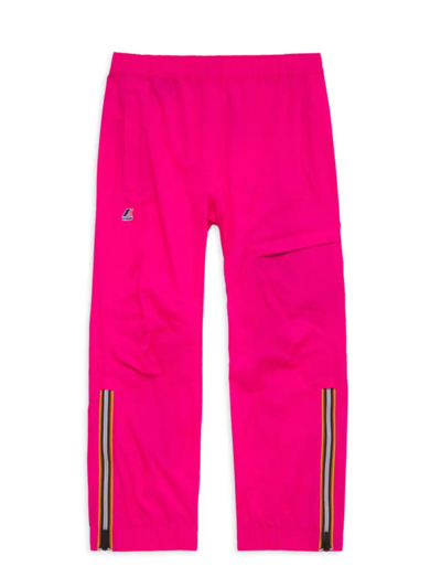 K-way Little Girl's & Girl's Edgard Water-repellant Pants In Intense Pink