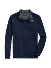 VINEYARD VINES MEN'S QUARTER-ZIP COTTON PULLOVER