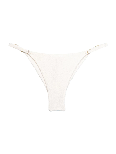 Vix Fany Brazilian Cheeky Bikini Bottoms In White