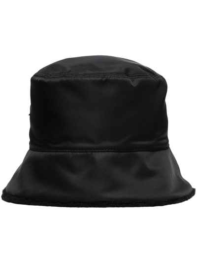 Prada Re-nylon Bucket Hat In Black