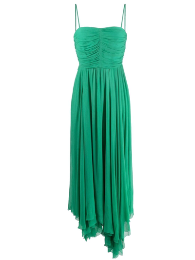 Zadig & Voltaire Raphia Pintucked Pleated Dress In Irish | ModeSens