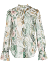 MILLY LACEY JUNGLE PRINT SHIRT