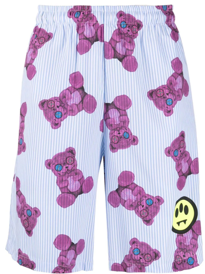 BARROW TEDDY BEAR ELASTICATED-WAIST BERMUDA SHORTS