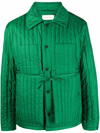 Craig Green Tie-waist Quilted Shell Jacket In Green