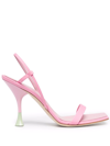 3juin Ischia Kimi Slingback Sandals In Pink