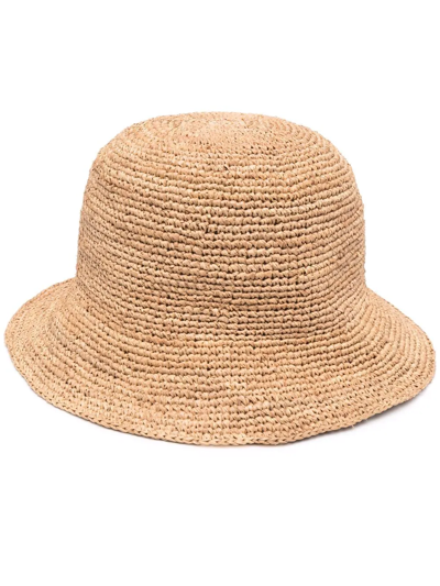 Ibeliv Andao Raffia Tea Hat In Brown