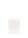 Maison Margiela Logo Bi-fold Wallet In Weiss