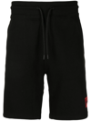 Hugo Boss Logo-print Shorts In Black