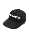 Dsquared2 Embroidered Logo Baseball Cap In Black