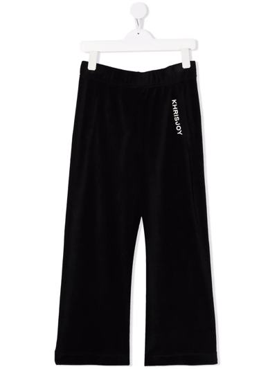 Khrisjoy Logo-print Track Trousers In Black