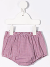 La Stupenderia Checked Mid-rise Bloomers In Red