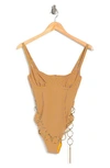Weworewhat Danielle 3.0 One-piece In Tangerine