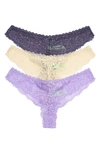 Honeydew 3-pack Lace Thong In Fashion 1