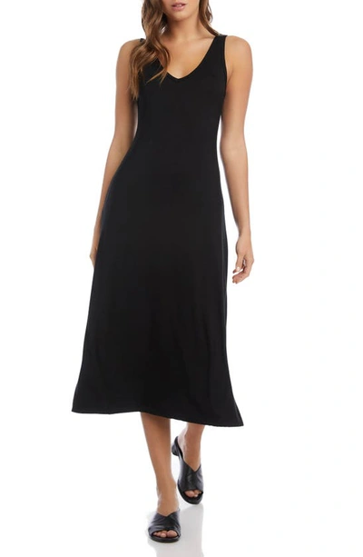 Karen Kane Brigitte Sleeveless Midi Dress In Black