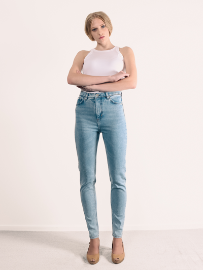 Amendi Karolina Skinny Jeans In Light Blue