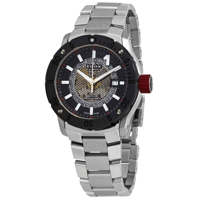 Edox Chronoffshore-1 Automatic Black Dial Mens Watch 80099 3rm Nin In Red   / Black / Grey