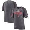 FANATICS FANATICS BRANDED HEATHERED GRAY PORTLAND TRAIL BLAZERS 2022 NOCHES ENE-BE-A CORE SHOOTING RAGLAN T-S