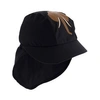 Mini Rodini Elephant-print Neck-flap Cap In Black