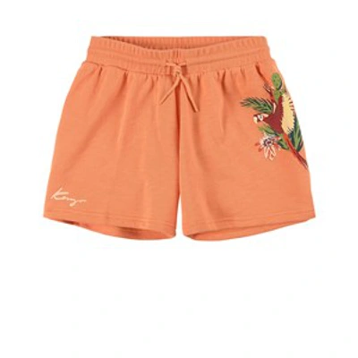 Kenzo Kids' Red Side Pattern Shorts