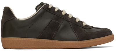 Maison Margiela Replica Low-top Sneakers Contrast Sole In Multi