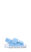 Miu Miu Terry Cloth Touch-strap Sandals