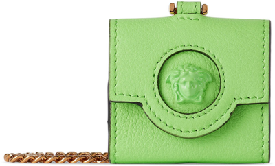 VERSACE 青 レザー　メデューサ　スタッズAirPodsケース 48107317?w=400