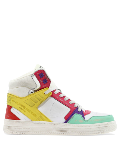 Philippe Model Paris Philippe Model La Grande Veau Pop Sneakers In White