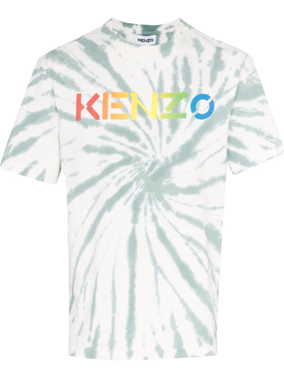 Kenzo Logo-print Short-sleeve T-shirt In Green
